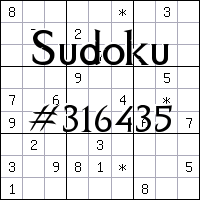Sudoku №316435