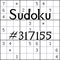 Sudoku №317155