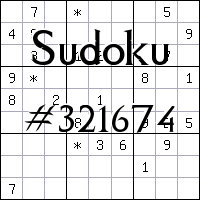 Sudoku №321674
