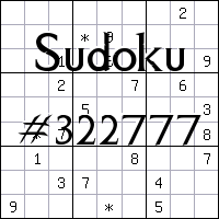 Sudoku №322777