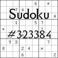 Sudoku №323384