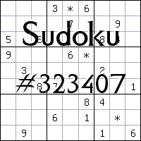 Sudoku №323407