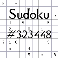 Sudoku №323448