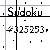 Sudoku №325253