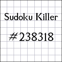 Sudoku Killer №238318