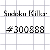 Sudoku Killer №300888