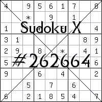 Sudoku X №262664