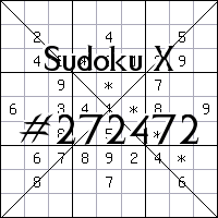 Sudoku X №272472