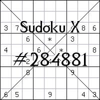 Sudoku X №284881