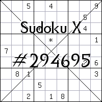Sudoku X №294695