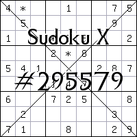 Sudoku X №295579
