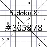 Sudoku X №305878