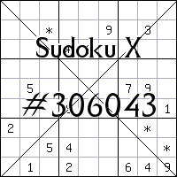 Sudoku X №306043