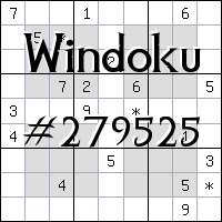 Windoku №279525