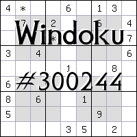 Windoku №300244
