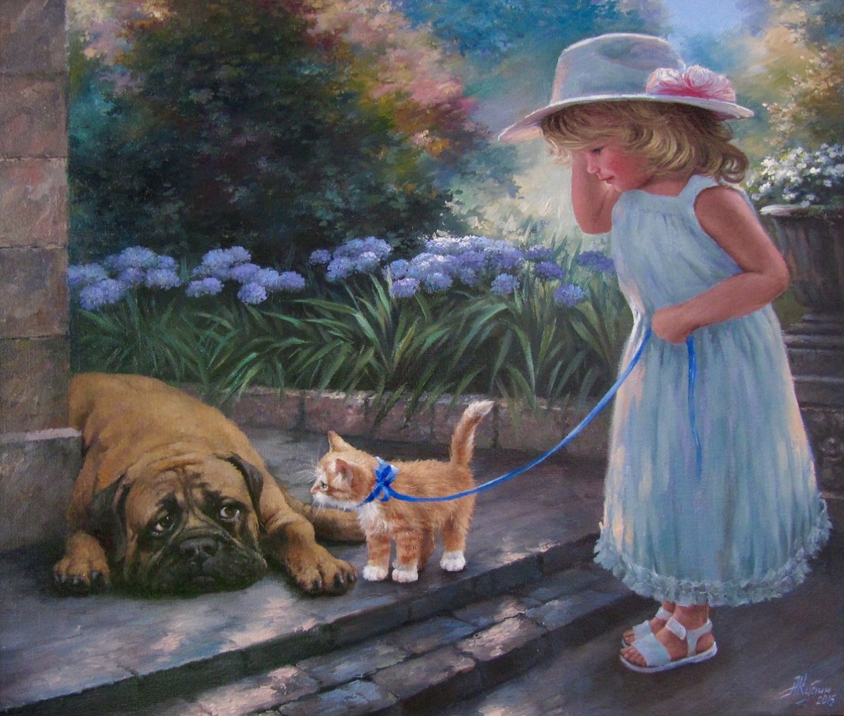 Are they painting a picture. Художник Джим Дэйли (Jim Daly).