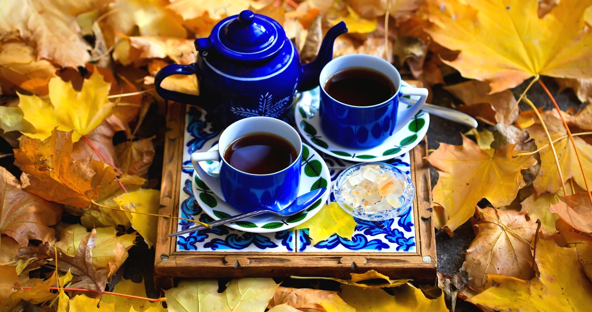 Jigsaw Puzzle Tea among the leaves