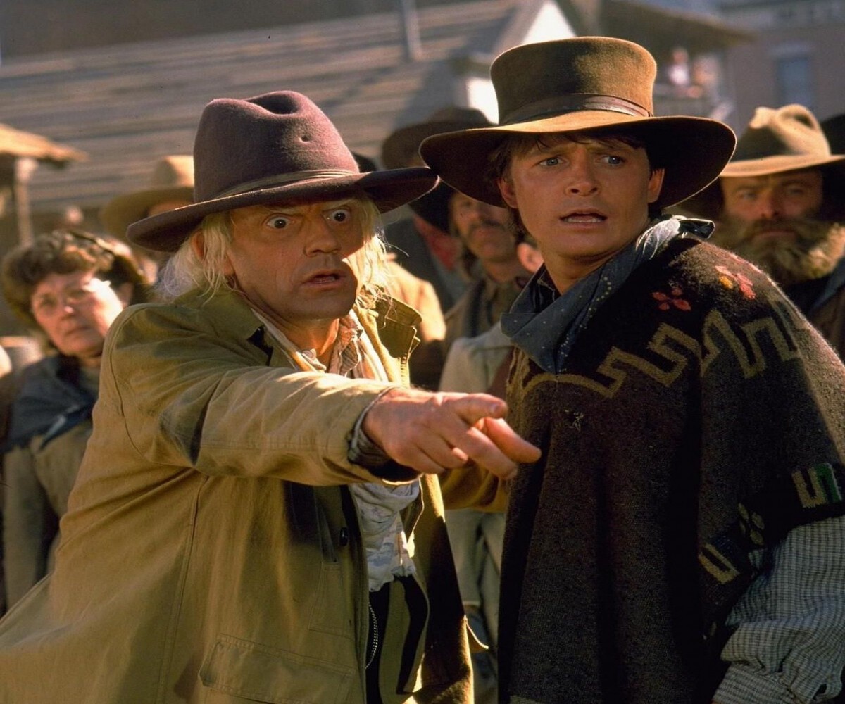 Jigsaw Puzzle Doc and Marty in the Wild West