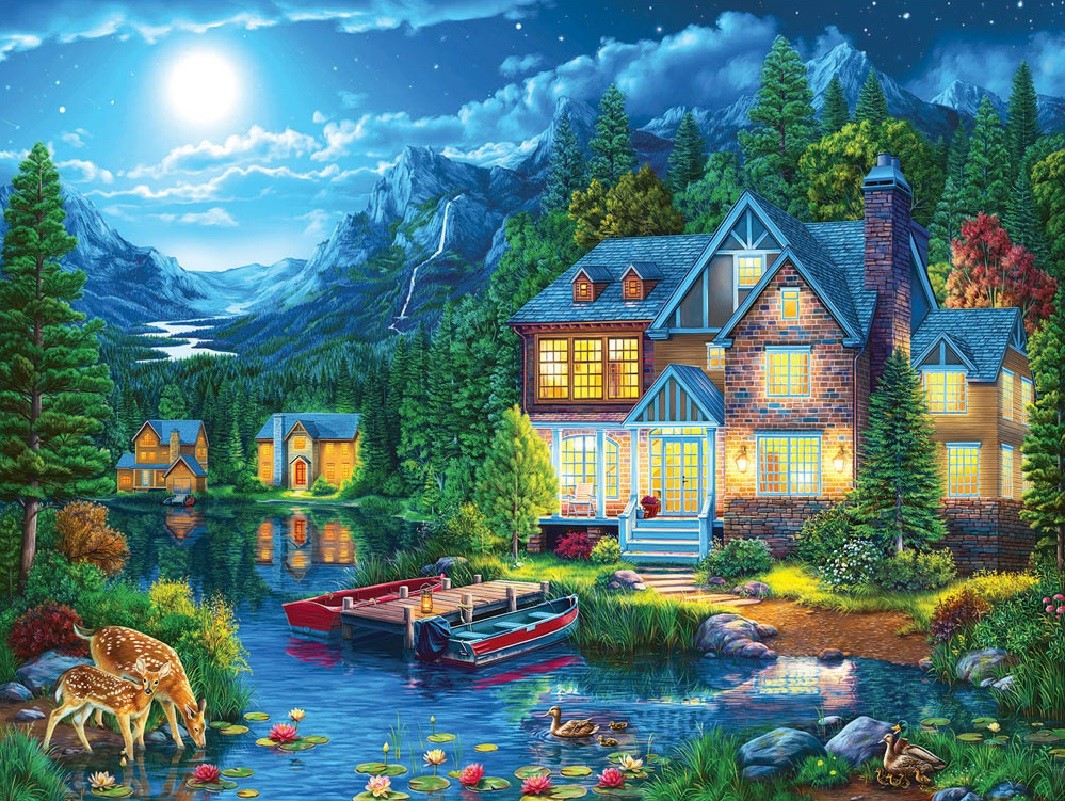 Jigsaw Puzzle The lake house