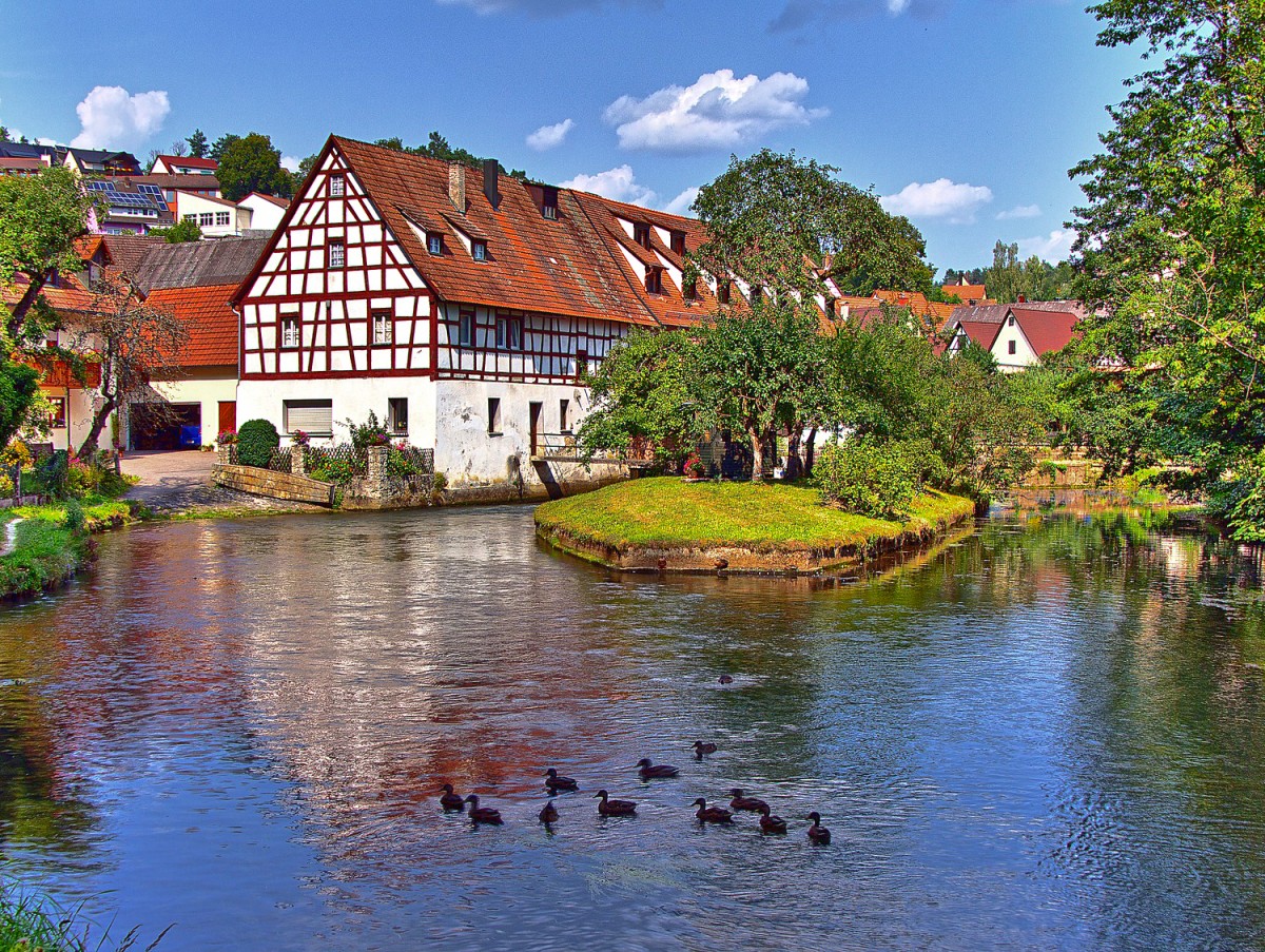 Jigsaw Puzzle Town in Saxony