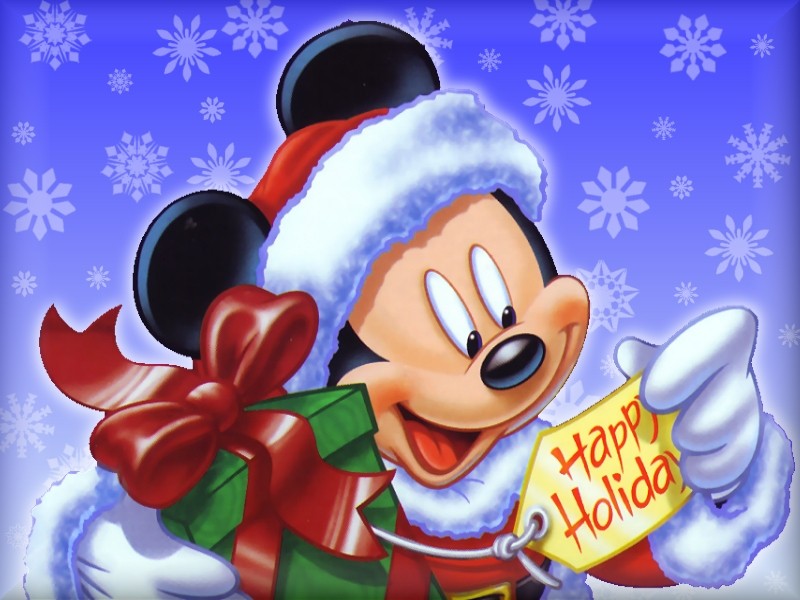 Mickey Mouse Weihnachten - Online-Puzzle