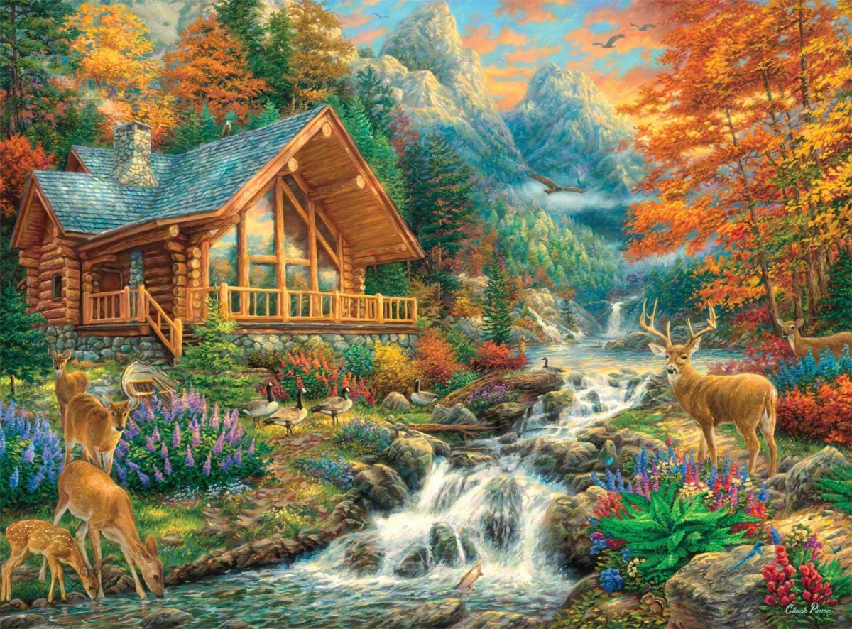 Jigsaw Puzzle Autumn in the mountains
