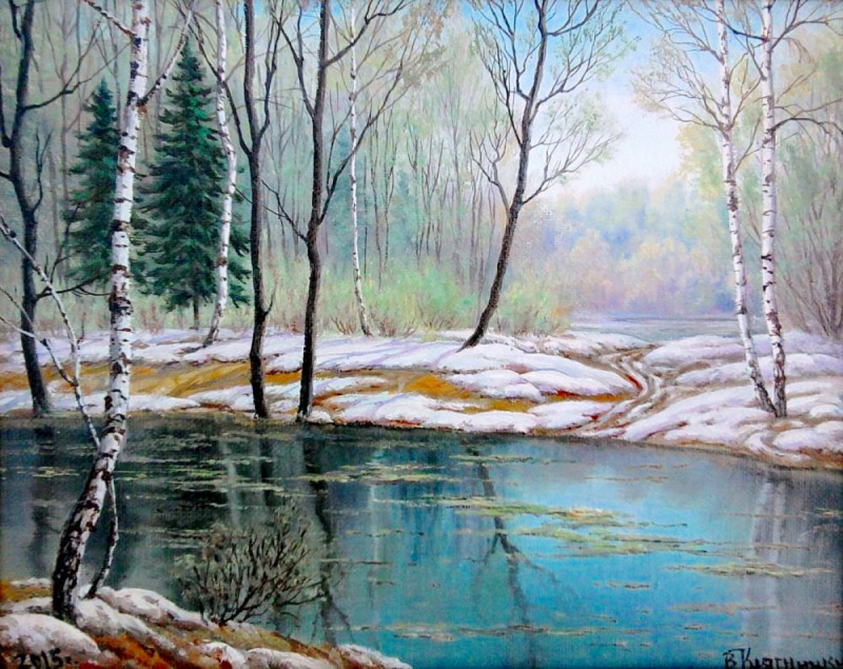 Владимир Княгницкий художник зима