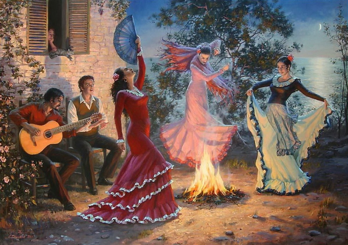 Испанские цыгане фламенко