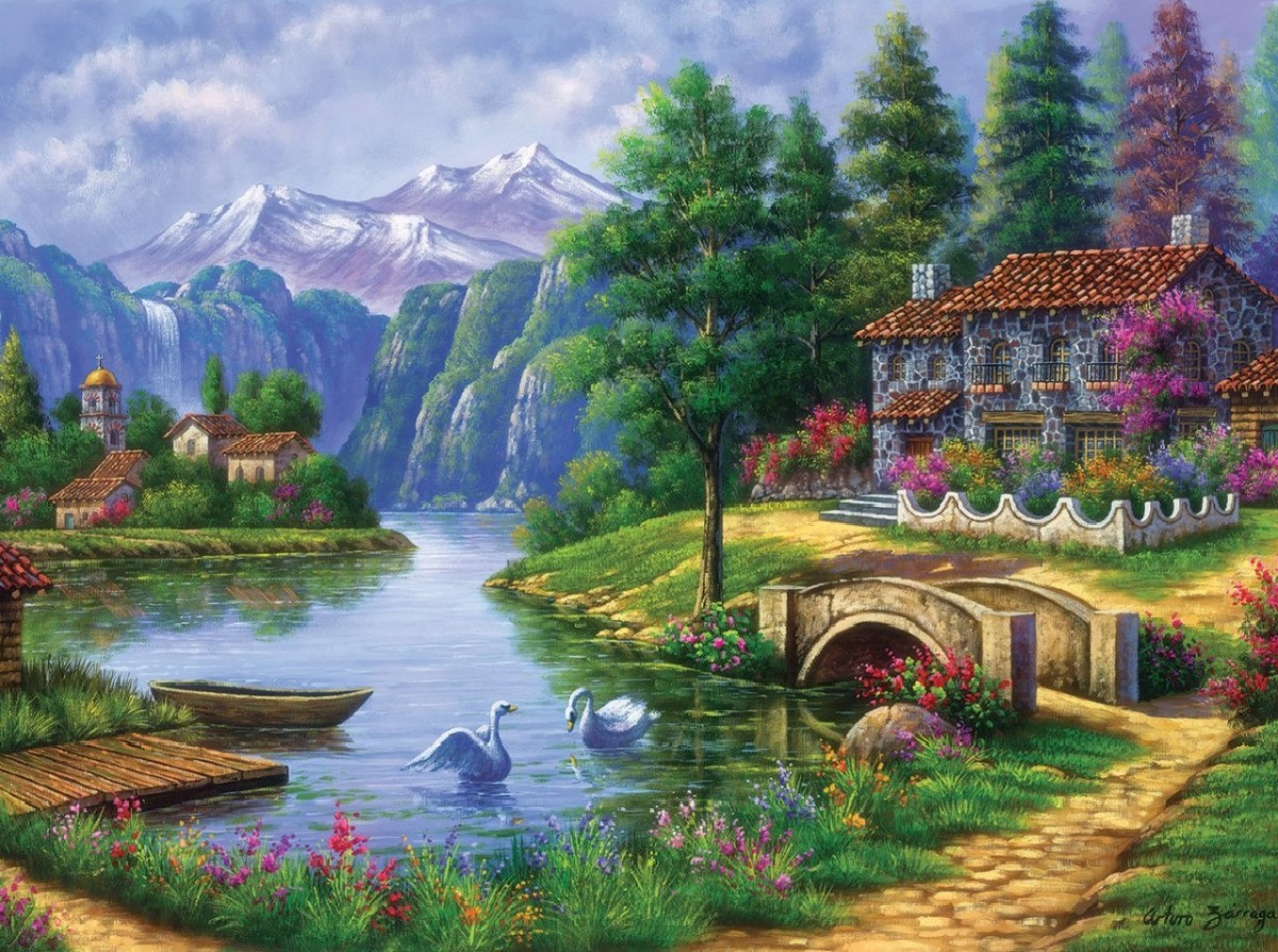 Online Jigsaw Puzzle «Scenic area»