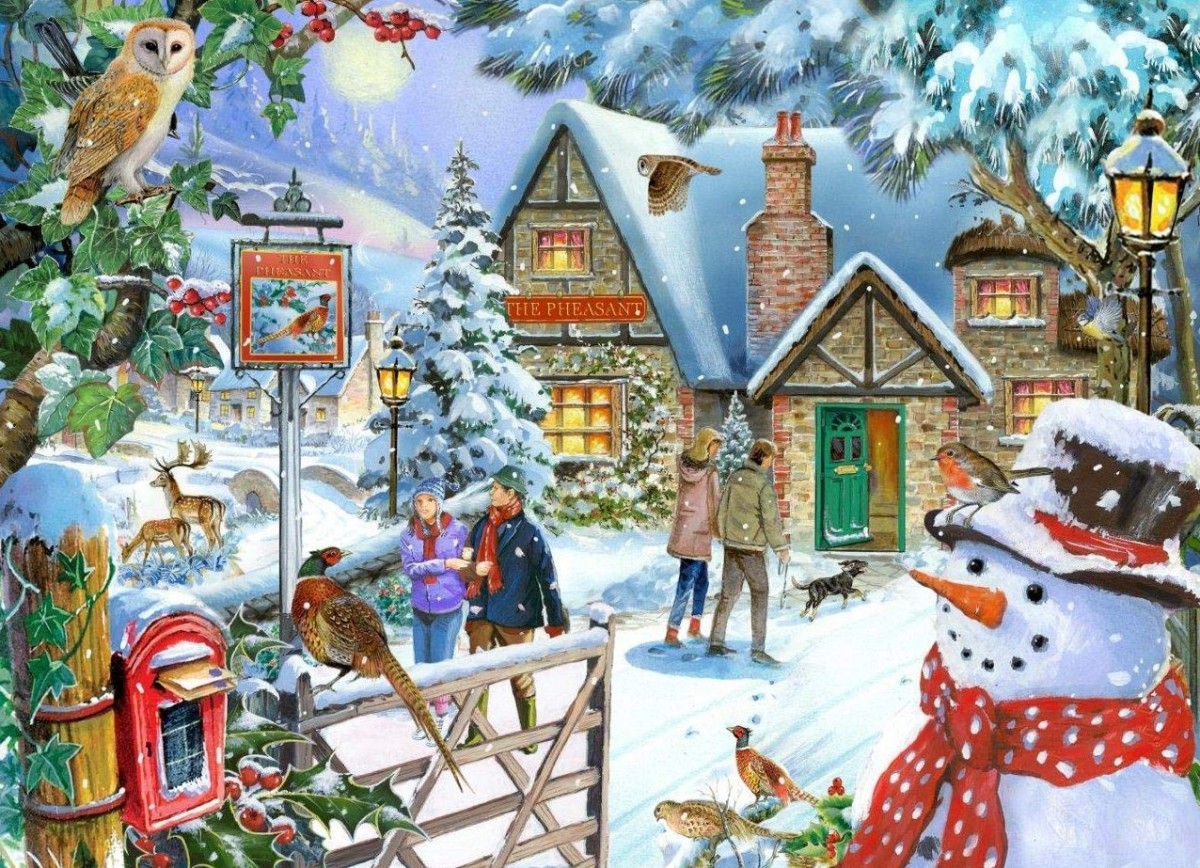 Online Jigsaw Puzzle «Winter walk»