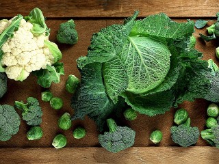 Jigsaw Puzzle «Four types of cabbage»