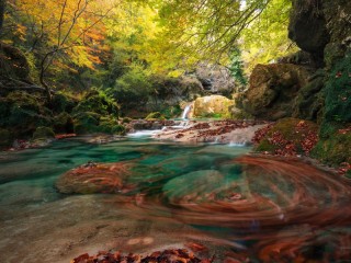 Jigsaw Puzzle «emerald river»