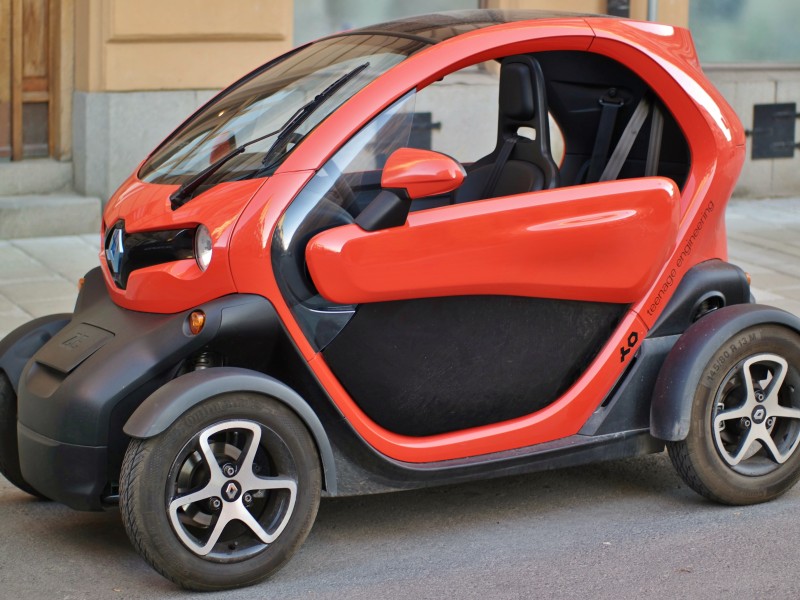 Renault Twizy pizza