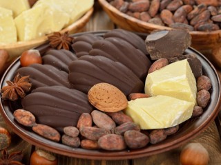 Jigsaw Puzzle «Chocolate and beans»