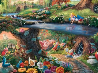 Jigsaw Puzzle «The magical world of Alice»