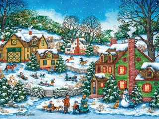 Jigsaw Puzzle «Winter fun»